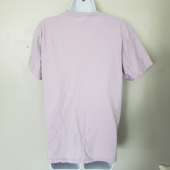 Comfort Colors Unisex Medium Light Purple Short Sleeve Shirt Mickey Minnie Top - Picture 3 of 5